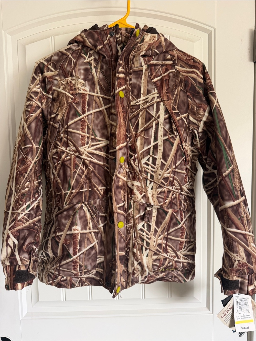 NWT Kids Camo Hooded Jacket - Waterfowl Hunting, With liner